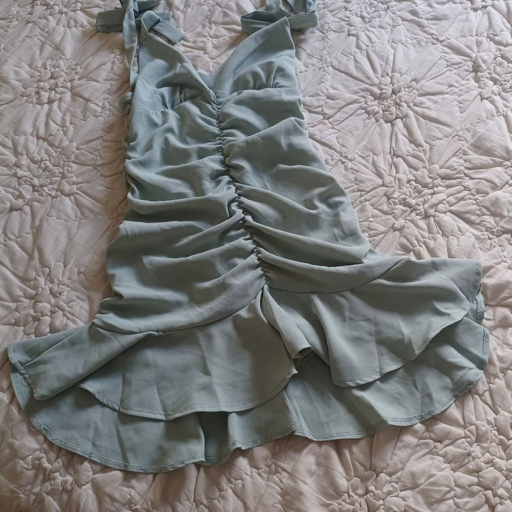 Zara Mint Green Cocktail Dress
